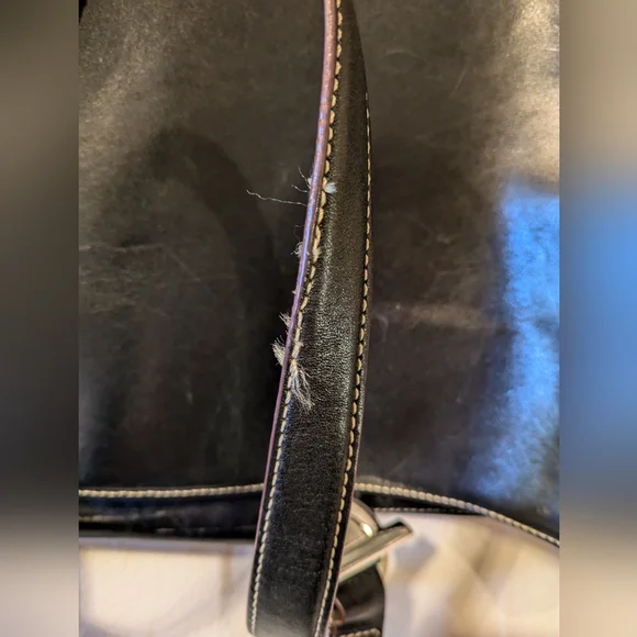 VTG 1990's Carolee Leather Tote - Picture 14 of 14